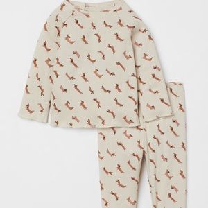 H&M Baby Set Dog Print